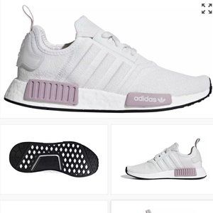 Adidas Women's NMD_R1 Shoes White/Purple size 7.5